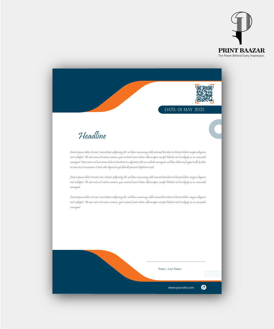 Business Letterhead Printing | Custom Corporate Letterhead Design