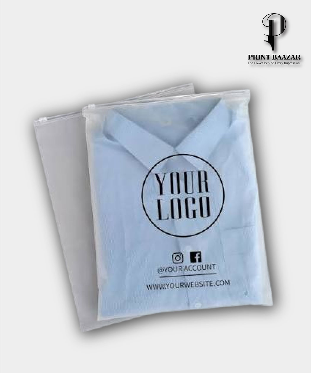 Custom Frosted Zipper Bags with Logo | Zip Lock Packaging Bags - Image 6