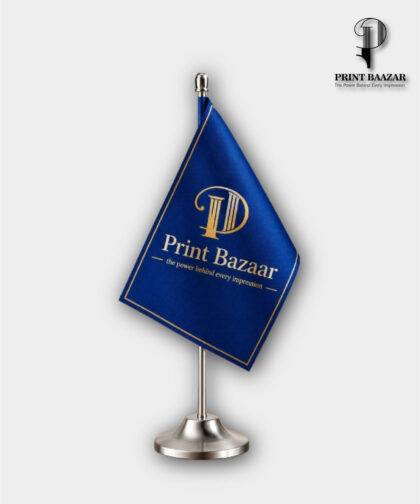 Table Type Flags with Stand | Custom Printed Table Flags Pakistan